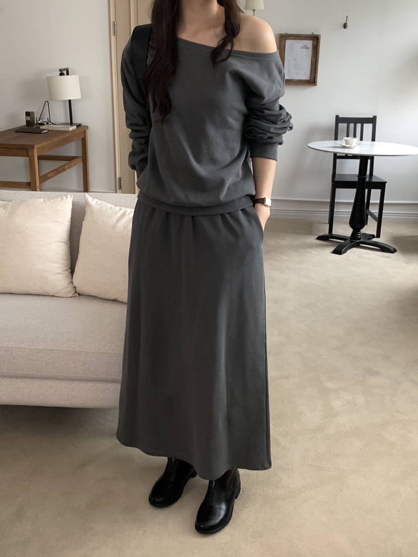 CM東大門㊣代購女士新品休閑職業時尚人氣推薦25秋冬熱賣長裙CM_centimeter長裙