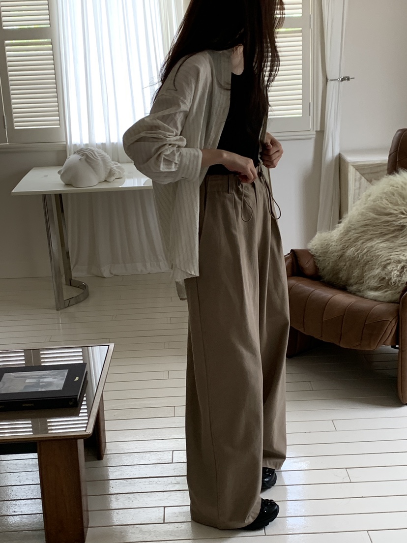 LOGARDEN韓國直郵㊣女裝新款時尚推薦人氣職業真品休閑休閑褲LO GARDEN休閑褲