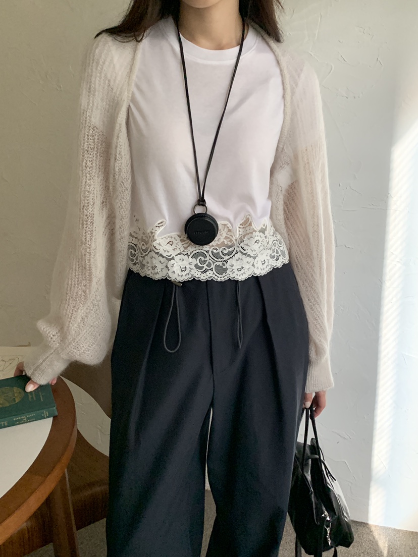 LOGARDEN韓國直郵㊣女士新款熱賣休閑時尚25秋冬推薦針織衫LO GARDEN針織衫