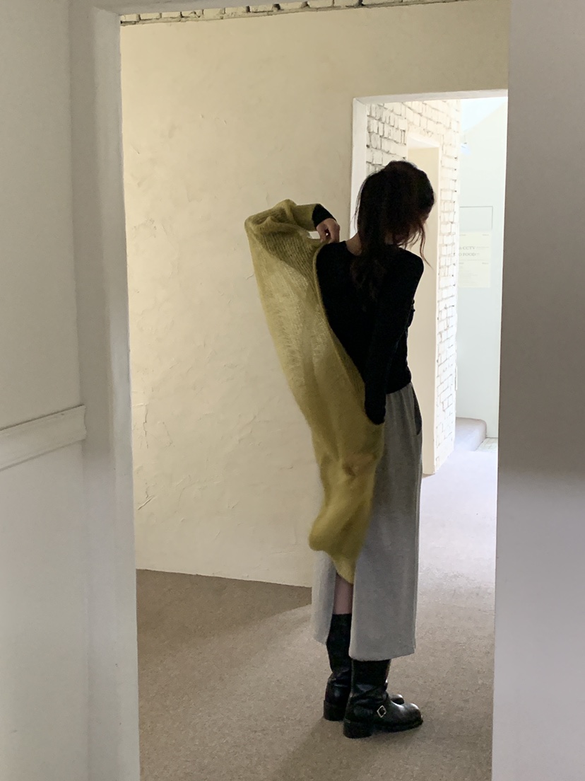 LOGARDEN韓國直郵㊣女士新款熱賣休閑時尚25秋冬推薦針織衫LO GARDEN針織衫
