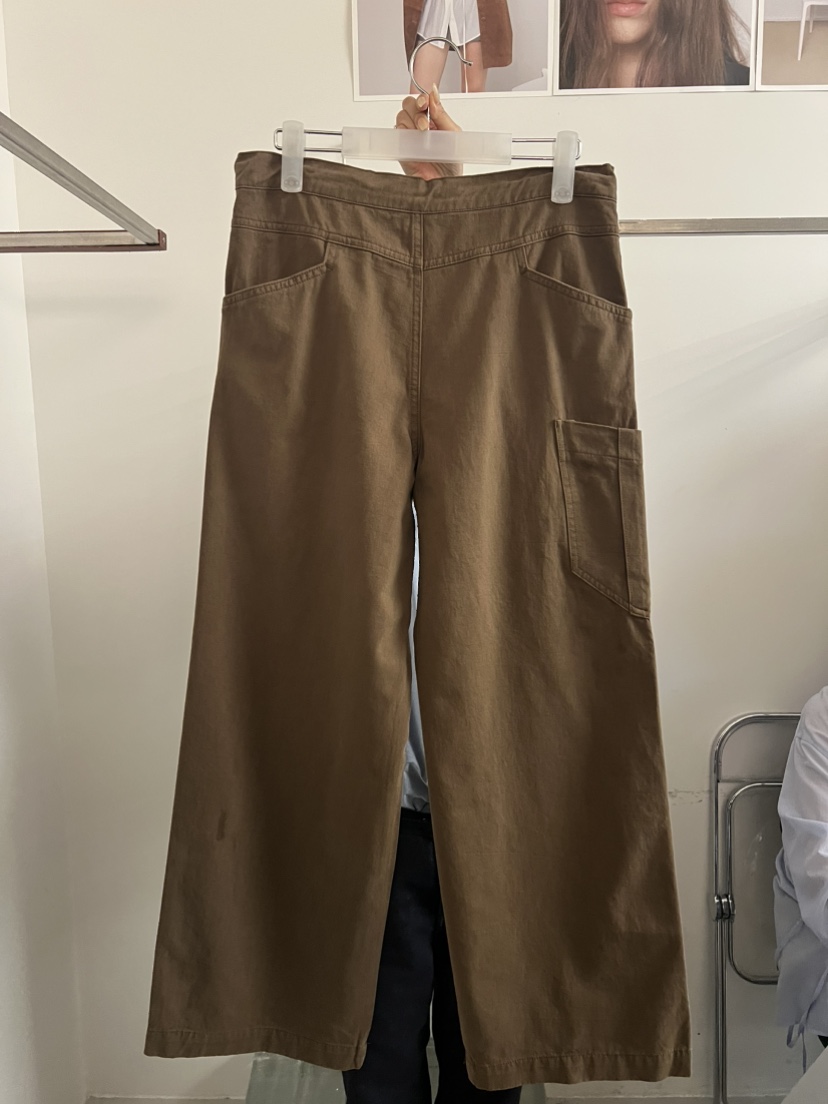 LONDON FLAT東大門㊣實拍女裝新品25秋冬職業人氣休閑休閑褲LONDON FLAT休閑褲
