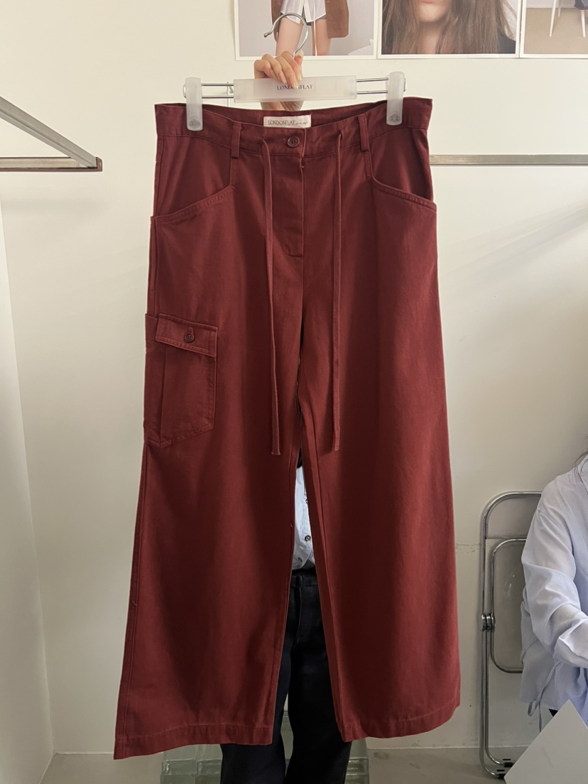 LONDON FLAT東大門㊣實拍女裝新品25秋冬職業人氣休閑休閑褲LONDON FLAT休閑褲圖色3