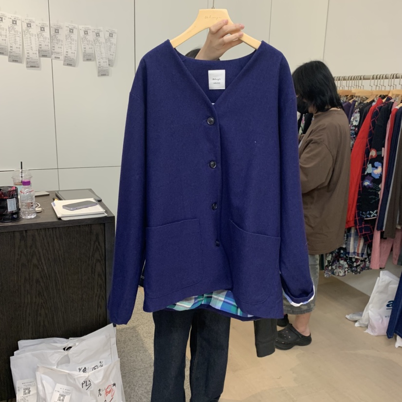 DOHWAJI東大門㊣代購女士新款休閑職業真品夾克日本面料羊毛DOHWAJI夾克