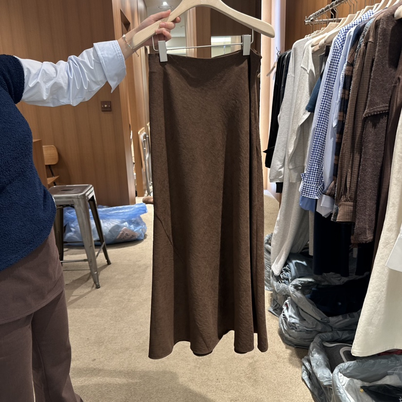 REPERTORY韓國直郵㊣女士新品時尚職業25秋冬人氣長裙不含腰帶REPERTORY長裙圖色2