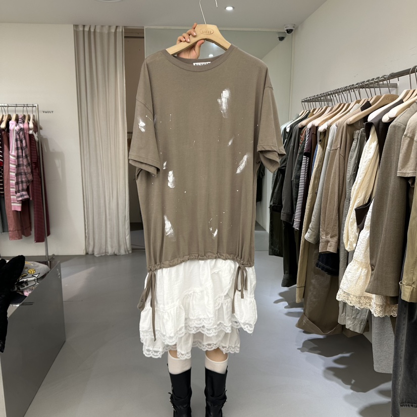 VAULT韓國代購㊣女士新品25秋冬時尚推薦休閑真品熱賣連衣裙VAULT連衣裙圖色3