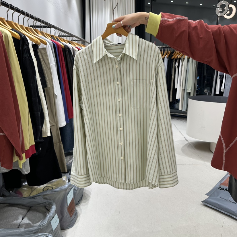 TREND SELLER/G東大門㊣實拍女士新品熱賣25秋冬襯衫蕾絲衫G/TREND SELLER襯衫/蕾絲衫圖色2