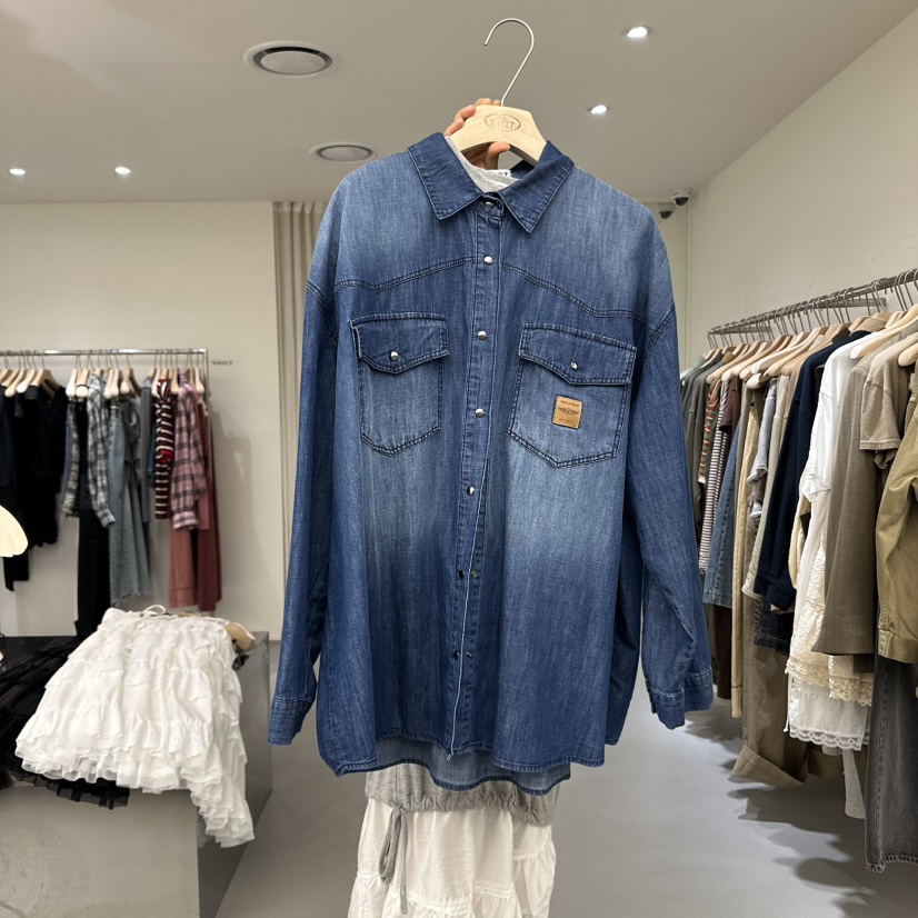 VAULT東大門㊣代購女士新款25秋冬時尚真品人氣推薦襯衫蕾絲衫VAULT襯衫/蕾絲衫