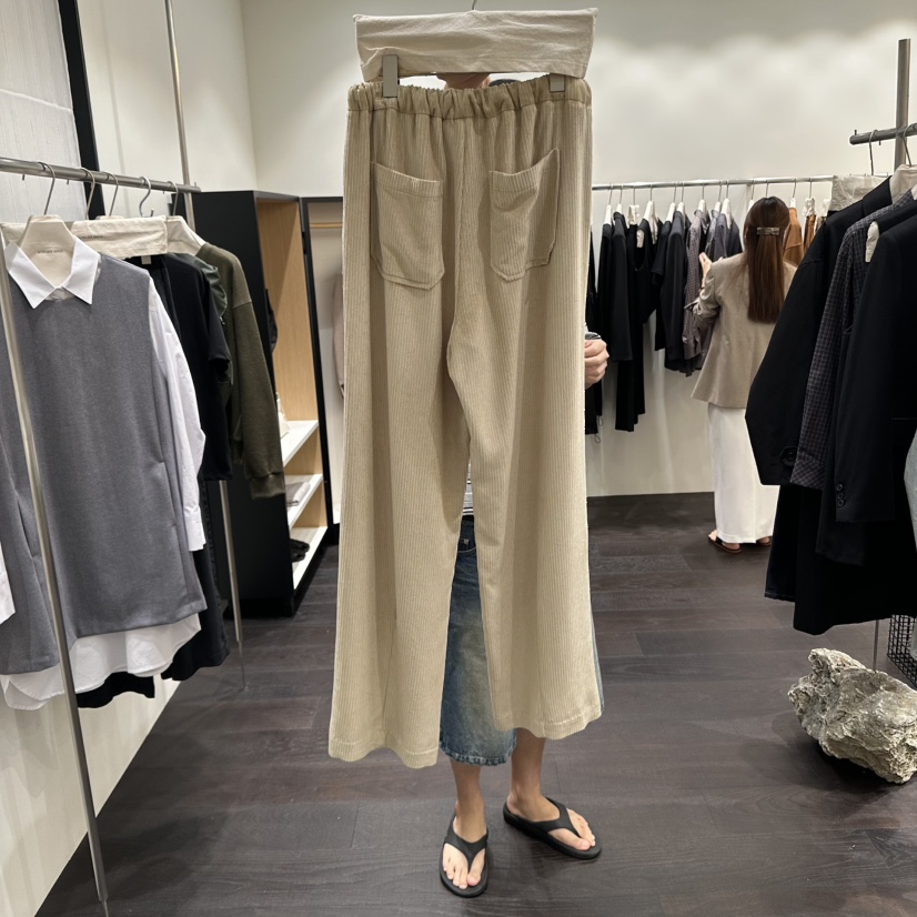 BINUS東大門㊣實拍女士新品推薦真品25秋冬人氣時尚休閑褲天絲BINUS休閑褲