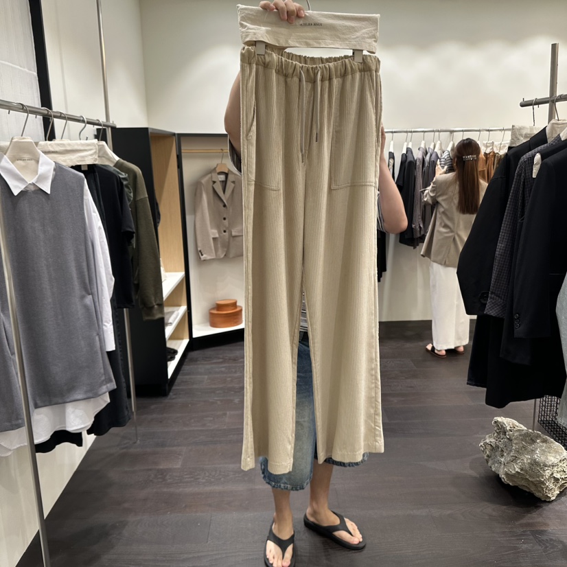 BINUS東大門㊣實拍女士新品推薦真品25秋冬人氣時尚休閑褲天絲BINUS休閑褲