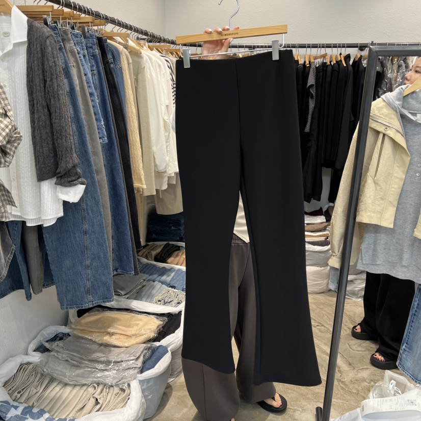 ALMOND PEPE韓國代購㊣女士新品熱賣時尚休閑25秋冬休閑褲ALMOND PEPE休閑褲圖色2