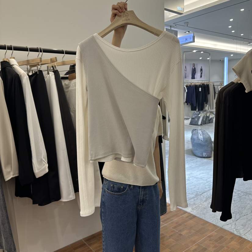 LOGON東大門㊣代購女士新品職業時尚真品推薦吊帶背心不含內搭LOGON吊帶/背心圖色2