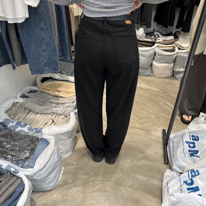 ALMOND PEPE韓國代購㊣女裝新品職業熱賣時尚休閑褲不含腰帶ALMOND PEPE休閑褲