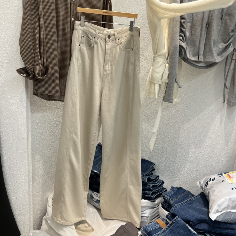 ALMOND PEPE韓國代購㊣女裝新品職業熱賣時尚休閑褲不含腰帶ALMOND PEPE休閑褲圖色2