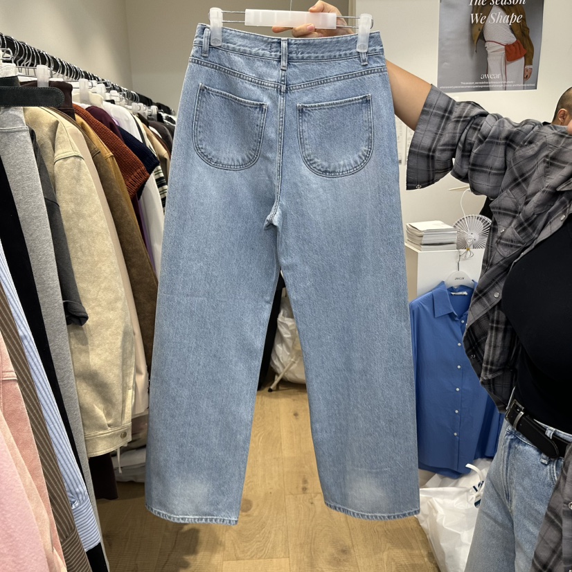 RUMIRU/AWEAR東大門㊣代購女士新品人氣熱賣25秋冬牛仔褲口袋awear/RUMIRU牛仔褲