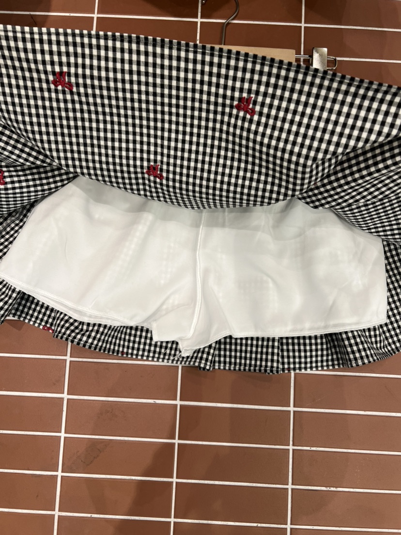 BE&BE東大門㊣代購女裝新品25秋冬人氣裙褲格紋半身裙BE&be裙褲