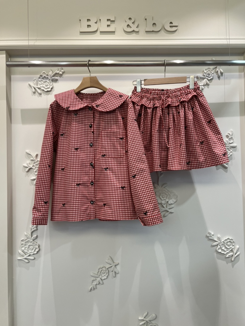 BE&BE東大門㊣代購女裝新品25秋冬人氣裙褲格紋半身裙BE&be裙褲