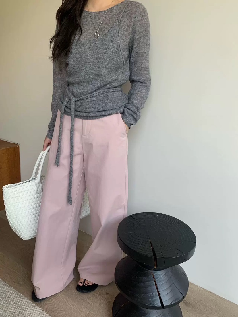 DOUZEMOIS東大門㊣實拍女裝新品25秋冬職業時尚針織衫假兩件DOUZEMOIS針織衫