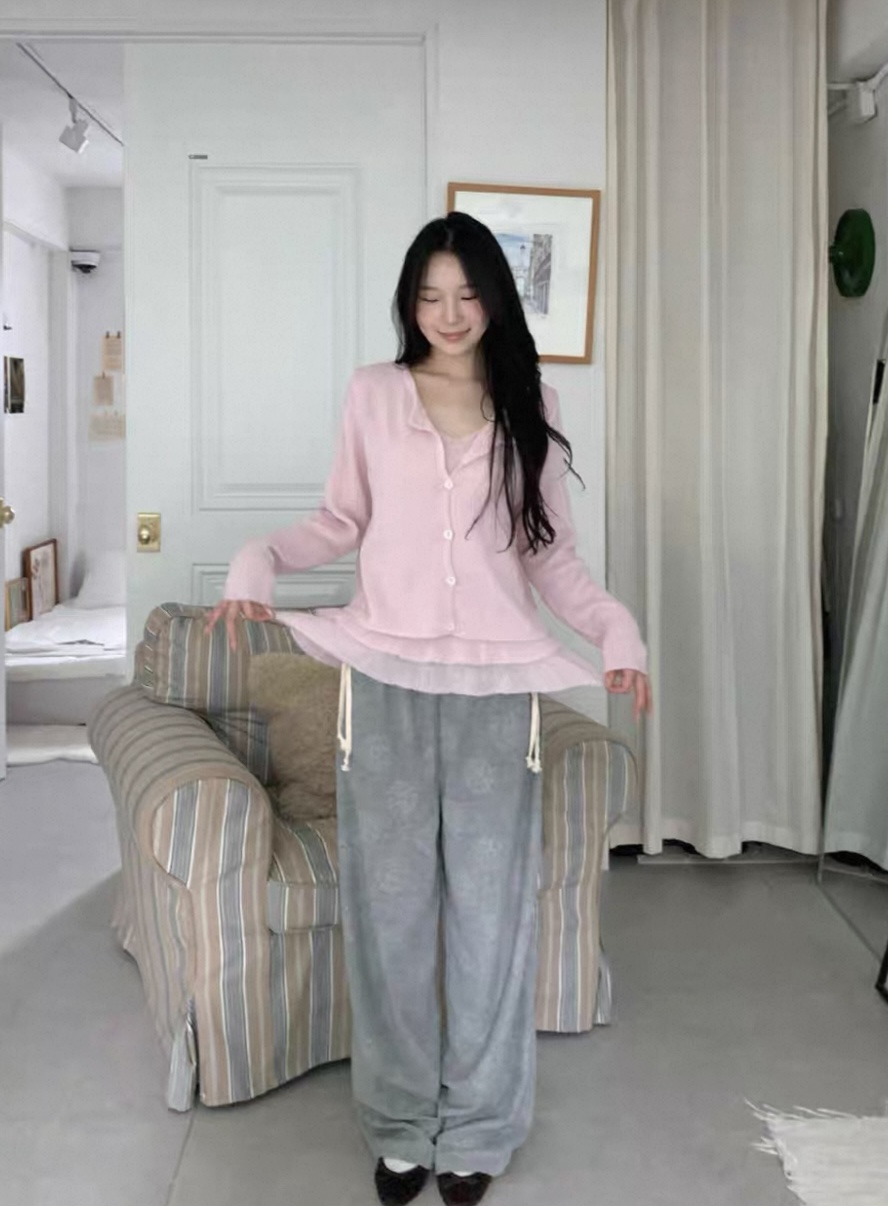 DOUZEMOIS韓國直郵㊣女裝新品人氣時尚25秋冬職業套裝套裝開衫DOUZEMOIS套裝