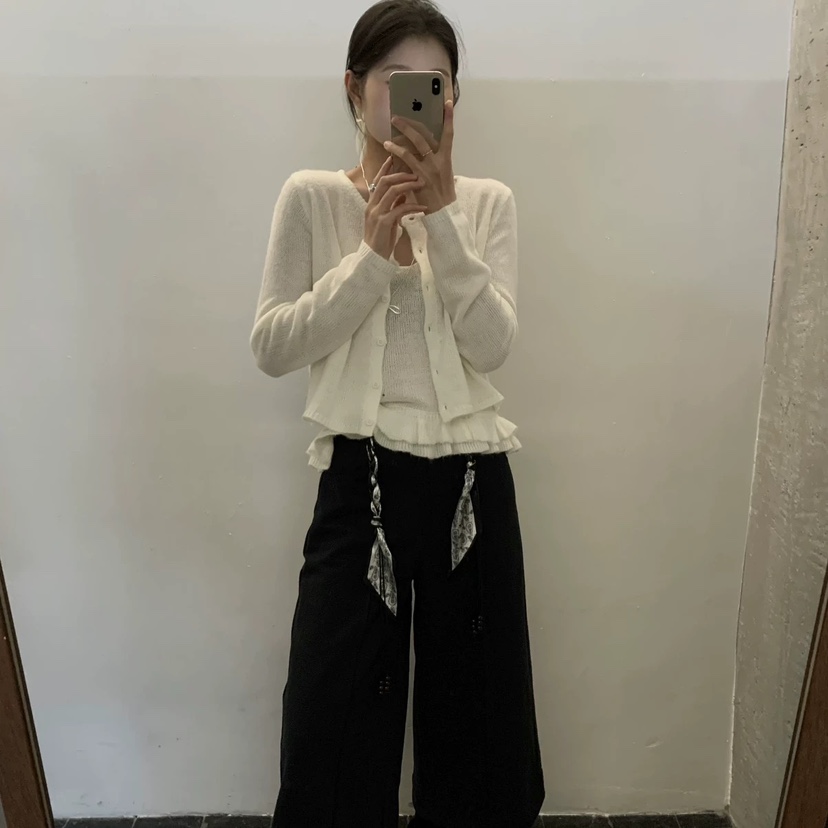 DOUZEMOIS韓國直郵㊣女裝新品人氣時尚25秋冬職業套裝套裝開衫DOUZEMOIS套裝