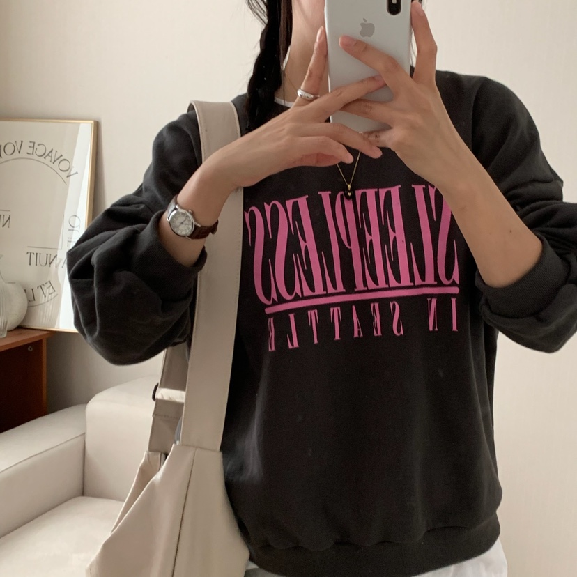 FROMJINI東大門㊣實拍女裝新款推薦人氣真品職業25秋冬衛衣FROMJINI衛衣