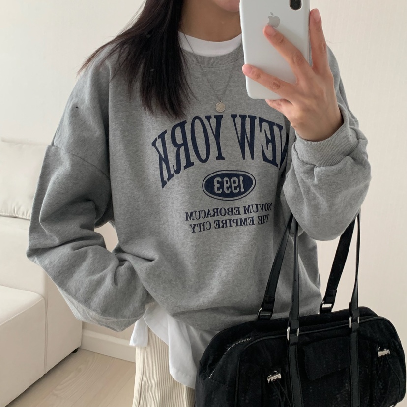 HELLO JINI韓國直郵㊣女裝新款真品25秋冬熱賣時尚人氣衛衣HELLO JINI衛衣