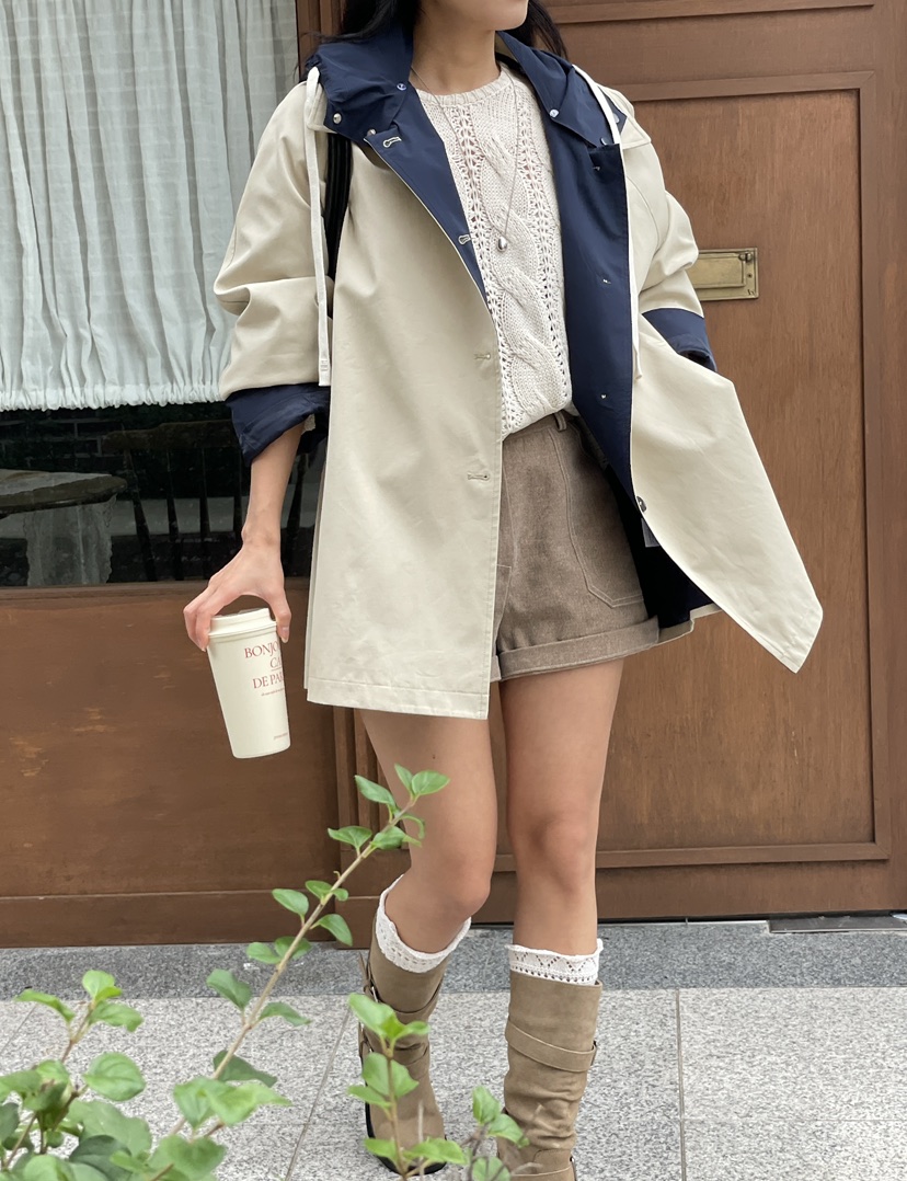 RE:FRESH-L韓國直郵㊣女裝新品時尚25秋冬真品人氣休閑夾克RE:FRESH夾克