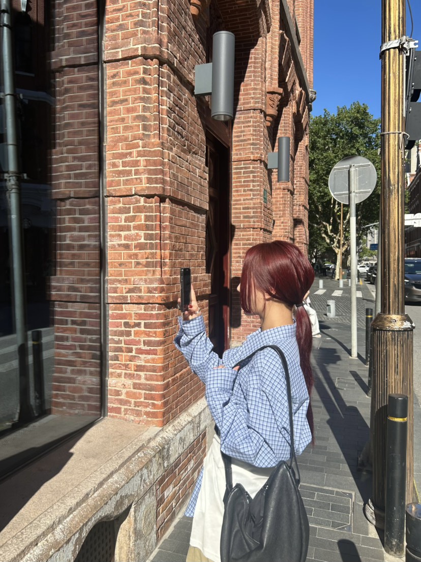 OVER NEAR東大門㊣代購女士新品25秋冬時尚真品襯衫蕾絲衫OVER NEAR襯衫/蕾絲衫