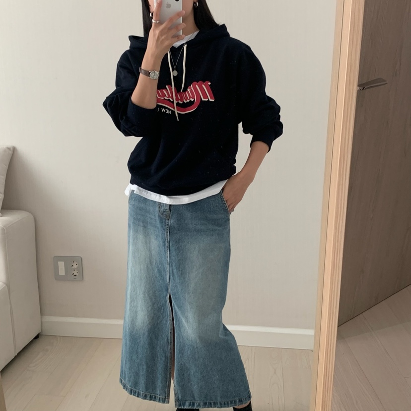 HELLO JINI韓國代購㊣女裝新品休閑人氣熱賣時尚職業25秋冬衛衣HELLO JINI衛衣