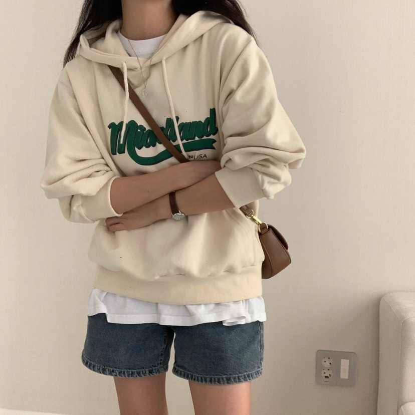 HELLO JINI韓國代購㊣女裝新品休閑人氣熱賣時尚職業25秋冬衛衣HELLO JINI衛衣