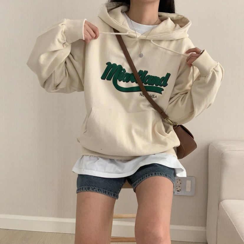 HELLO JINI韓國代購㊣女裝新品休閑人氣熱賣時尚職業25秋冬衛衣HELLO JINI衛衣