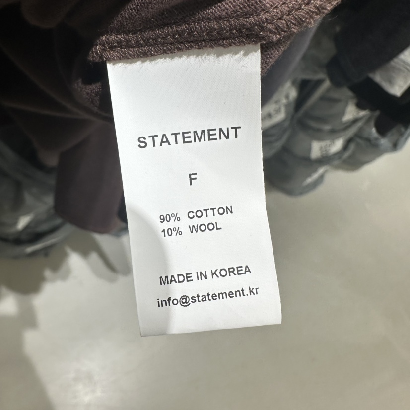 STATEMENT韓國直郵㊣女士新品休閑真品時尚熱賣人氣長袖T恤STATEMENT長袖T恤