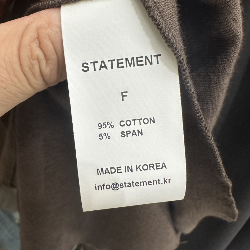 STATEMENT韓國代購㊣女裝新品熱賣職業時尚推薦真品25秋冬衛衣STATEMENT衛衣