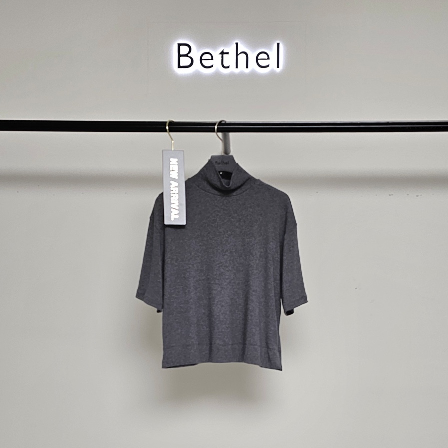 BETHEL東大門㊣代購女士新品職業時尚真品25秋冬人氣T恤羊毛BETHELT恤圖色3