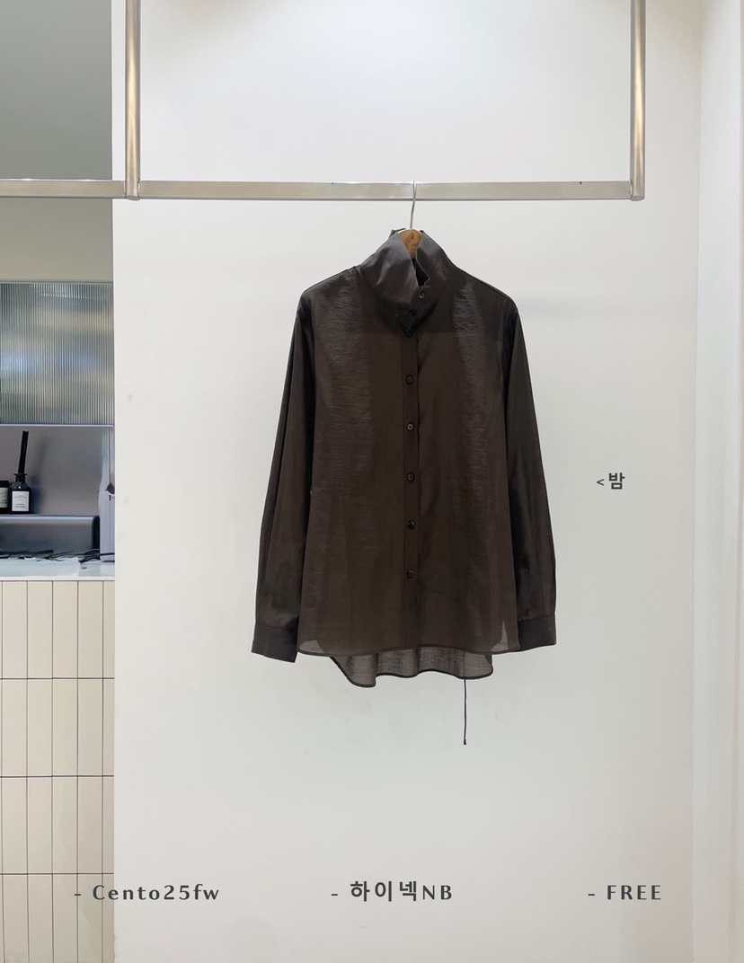CENTO東大門㊣代購女裝新品熱賣休閑職業人氣襯衫蕾絲衫高領CENTO襯衫/蕾絲衫圖色3