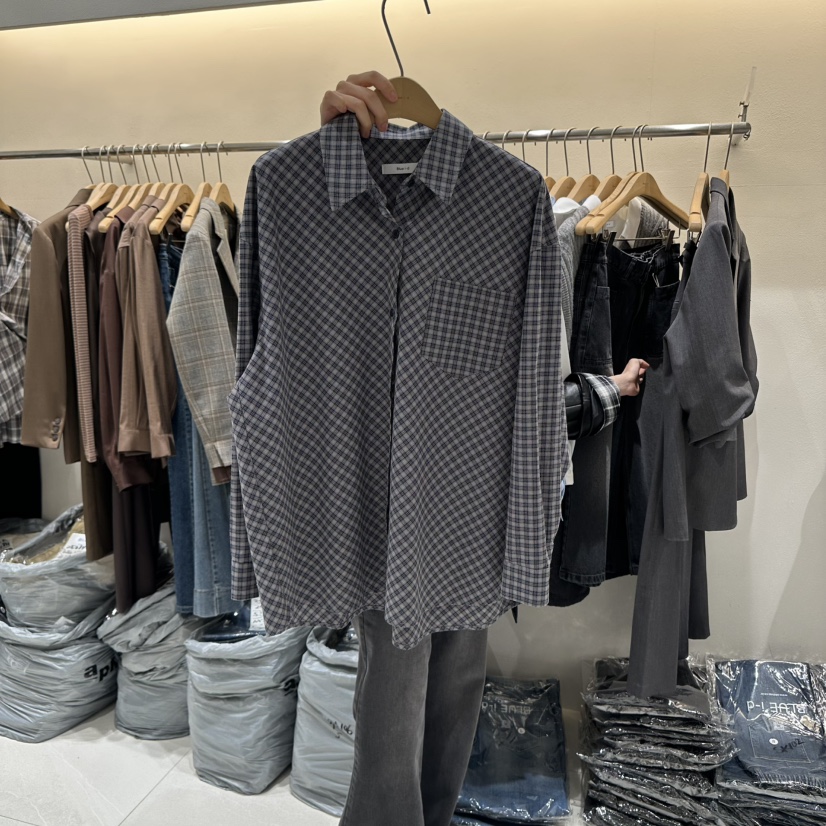 BLUEI-D東大門㊣代購女士新品休閑真品職業熱賣襯衫蕾絲衫Blue i-d襯衫/蕾絲衫