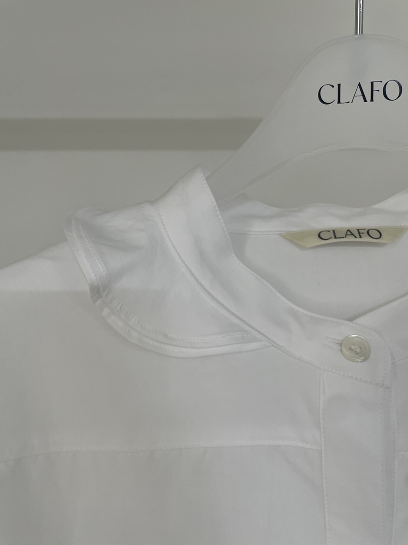 CLAFO韓國直郵㊣女裝新品人氣推薦25秋冬時尚真品襯衫蕾絲衫CLAFO襯衫/蕾絲衫