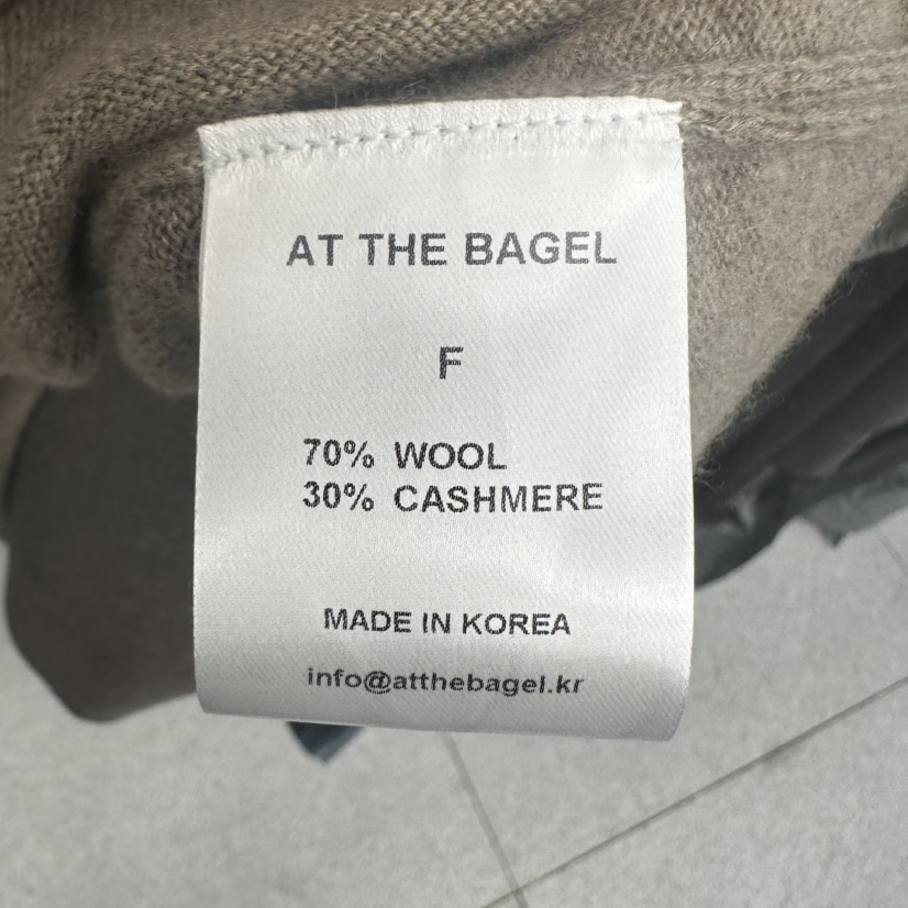 AT THE BAGEL韓國代購㊣女裝新款推薦休閑人氣圍巾披肩披肩AT THE BAGEL圍巾/披肩