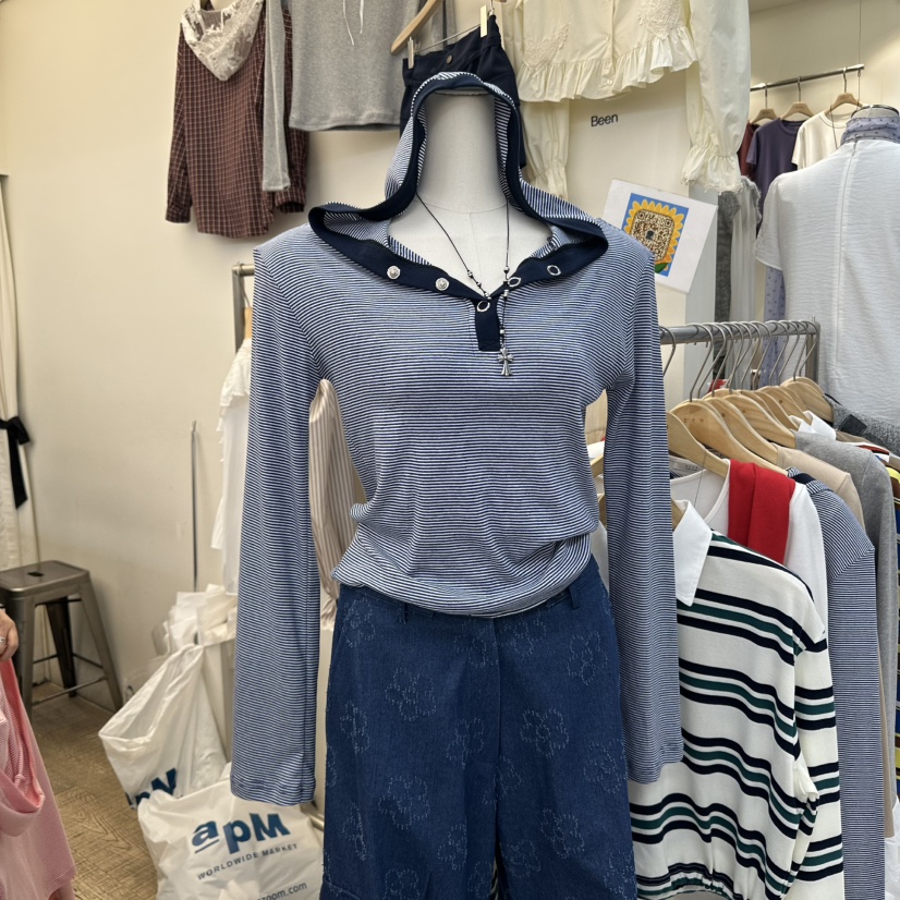 BEEN-A東大門㊣實拍女裝新品休閑時尚職業真品推薦長袖T恤BEEN-A長袖T恤