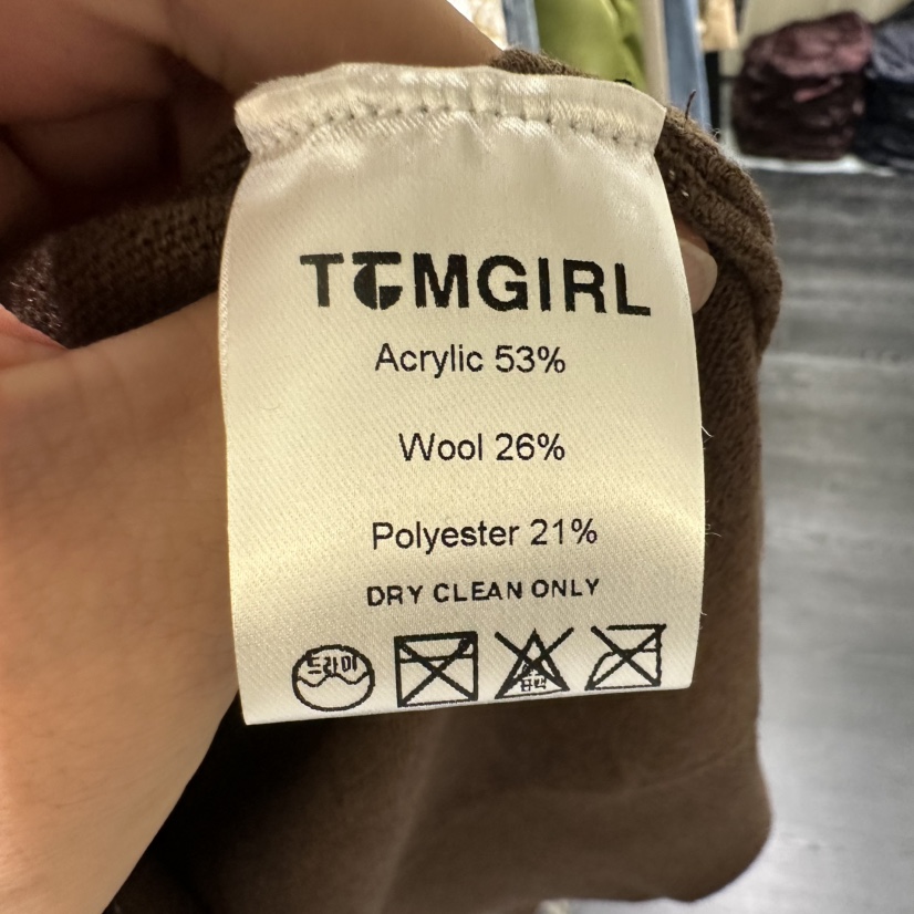 TOMGIRL韓國直郵㊣女裝新款真品人氣休閑推薦職業針織衫假兩件TOMGIRL針織衫