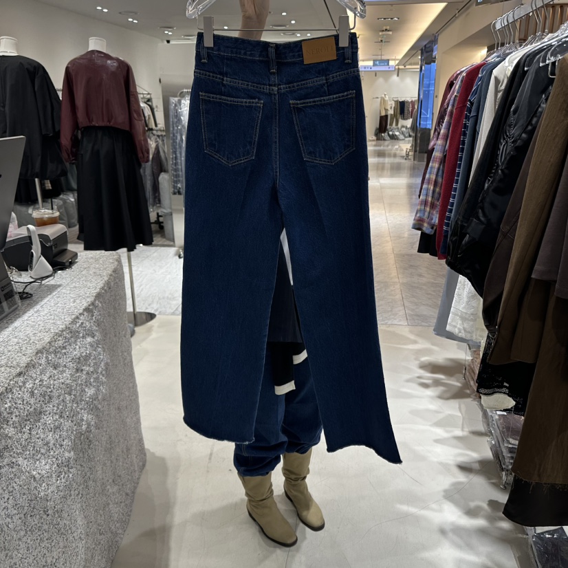 NEROLI 36韓國代購㊣女士新款25秋冬熱賣推薦休閑職業牛仔褲NEROLI 36牛仔褲