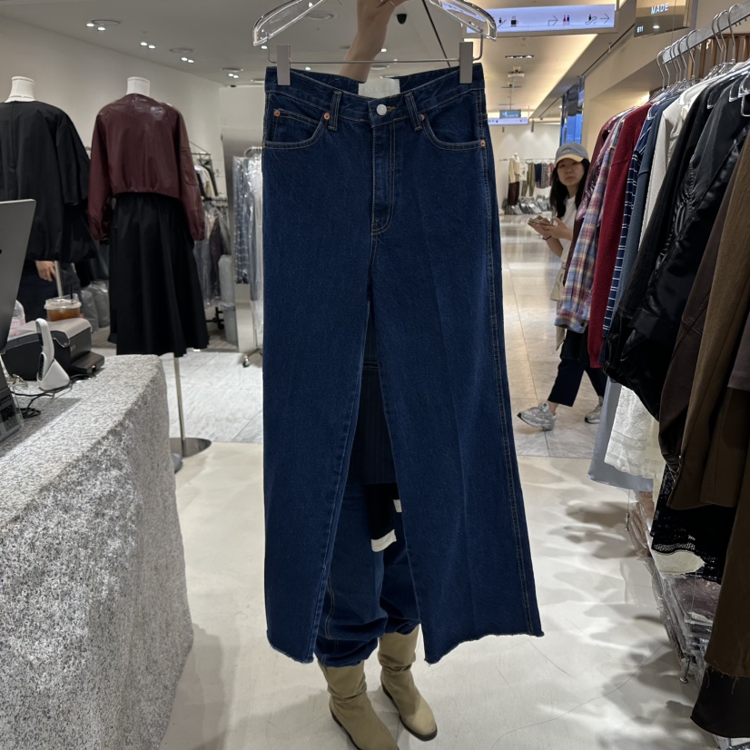 NEROLI 36韓國代購㊣女士新款25秋冬熱賣推薦休閑職業牛仔褲NEROLI 36牛仔褲