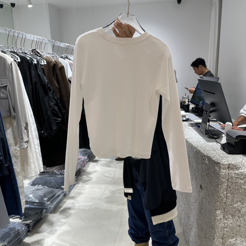 NEROLI 36東大門㊣直郵女裝新款職業真品人氣休閑25秋冬長袖T恤NEROLI 36長袖T恤
