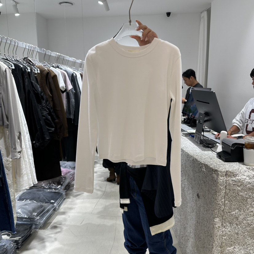 NEROLI 36東大門㊣直郵女裝新款職業真品人氣休閑25秋冬長袖T恤NEROLI 36長袖T恤圖色2