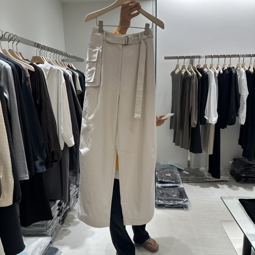 HAUTTE-P東大門㊣實拍女裝新品休閑職業人氣休閑褲含腰帶口袋HAUTTE休閑褲