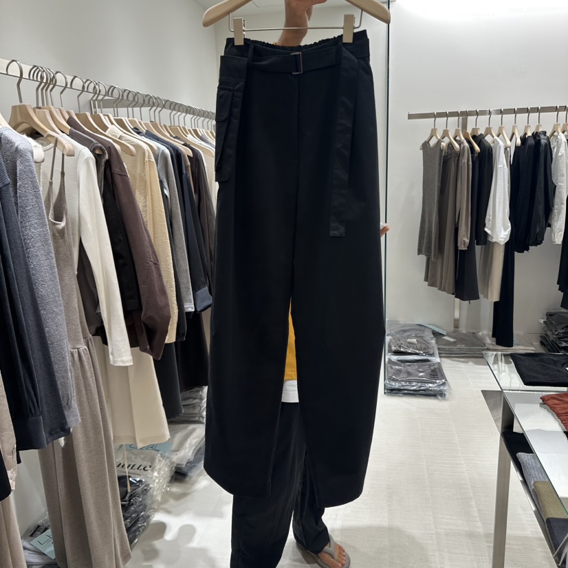 HAUTTE-P東大門㊣實拍女裝新品休閑職業人氣休閑褲含腰帶口袋HAUTTE休閑褲圖色3