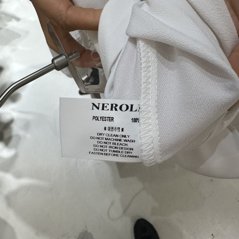 NEROLI 36韓國直郵㊣女士新品25秋冬人氣真品襯衫蕾絲衫口袋NEROLI 36襯衫/蕾絲衫