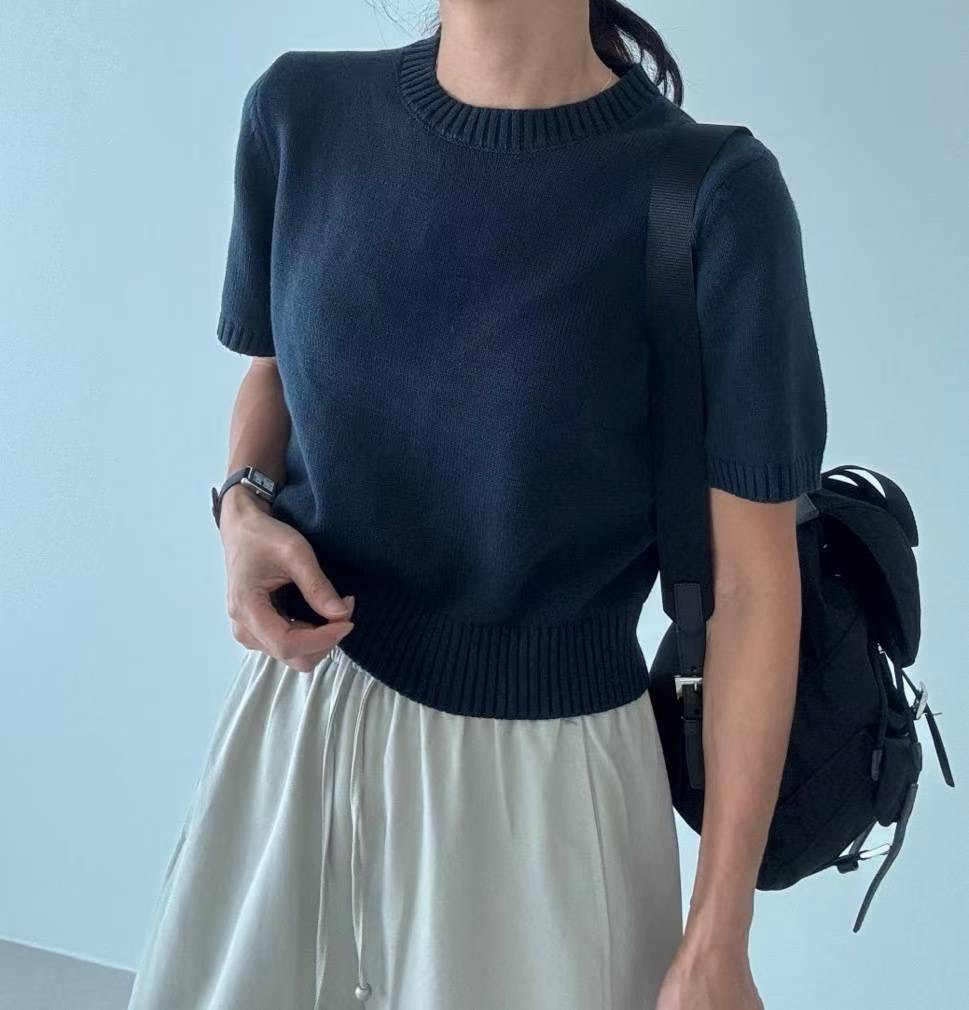 RIPPLE韓國代購㊣女士新款人氣職業熱賣時尚休閑真品針織衫RIPPLE針織衫圖色3