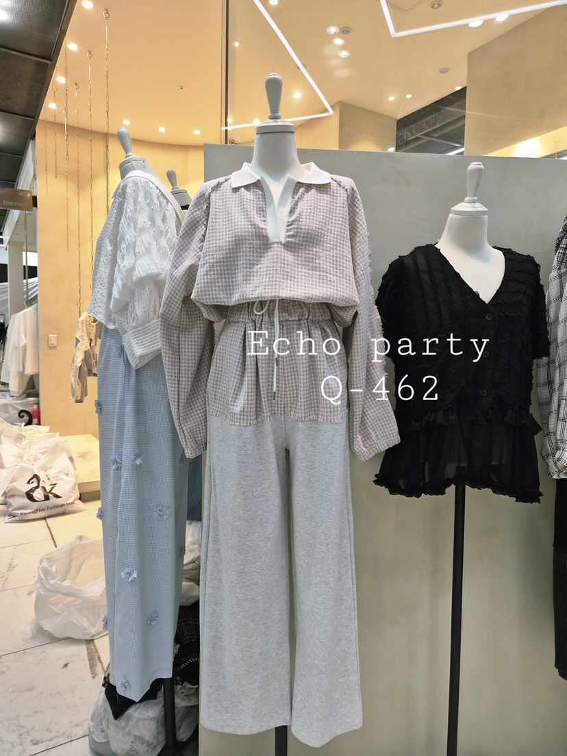 ECHOPARTY韓國直郵㊣女裝新品職業25秋冬人氣時尚熱賣休閑褲ECHOPARTY休閑褲