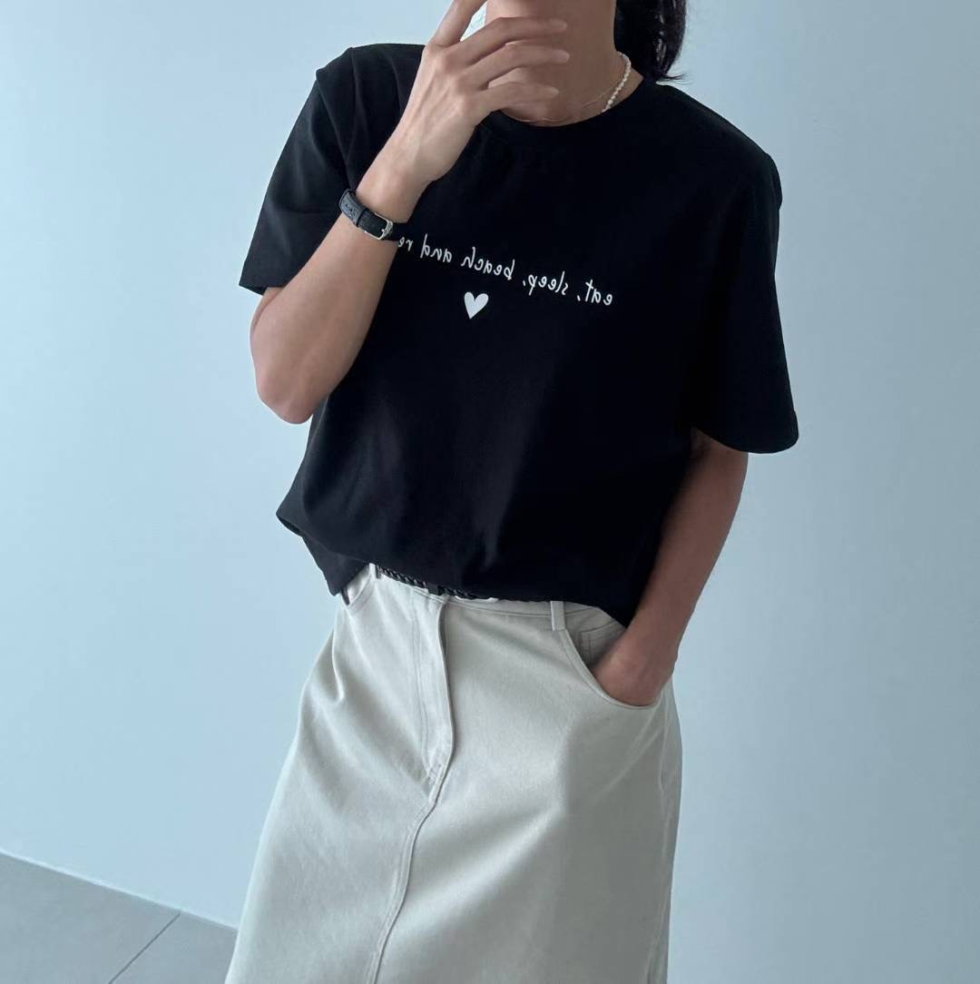 RIPPLE東大門㊣實拍女士新品時尚真品25秋冬熱賣推薦人氣T恤RIPPLET恤圖色3