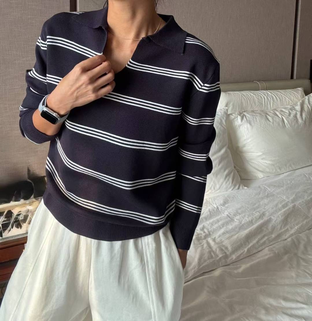 RIPPLE韓國直郵㊣女裝新品熱賣休閑時尚職業真品25秋冬針織衫RIPPLE針織衫